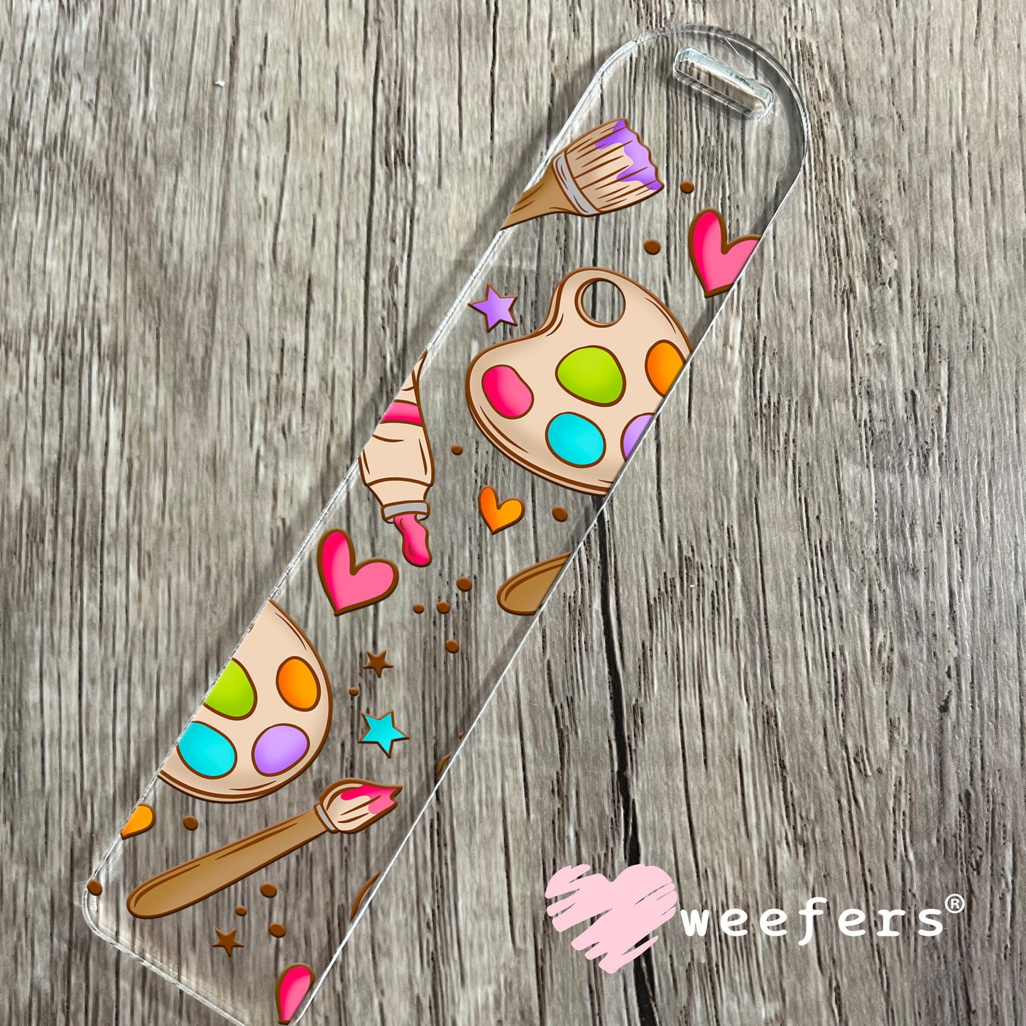 Art Teacher Artist UV DTF Cup Wrap Bookmark Weefers