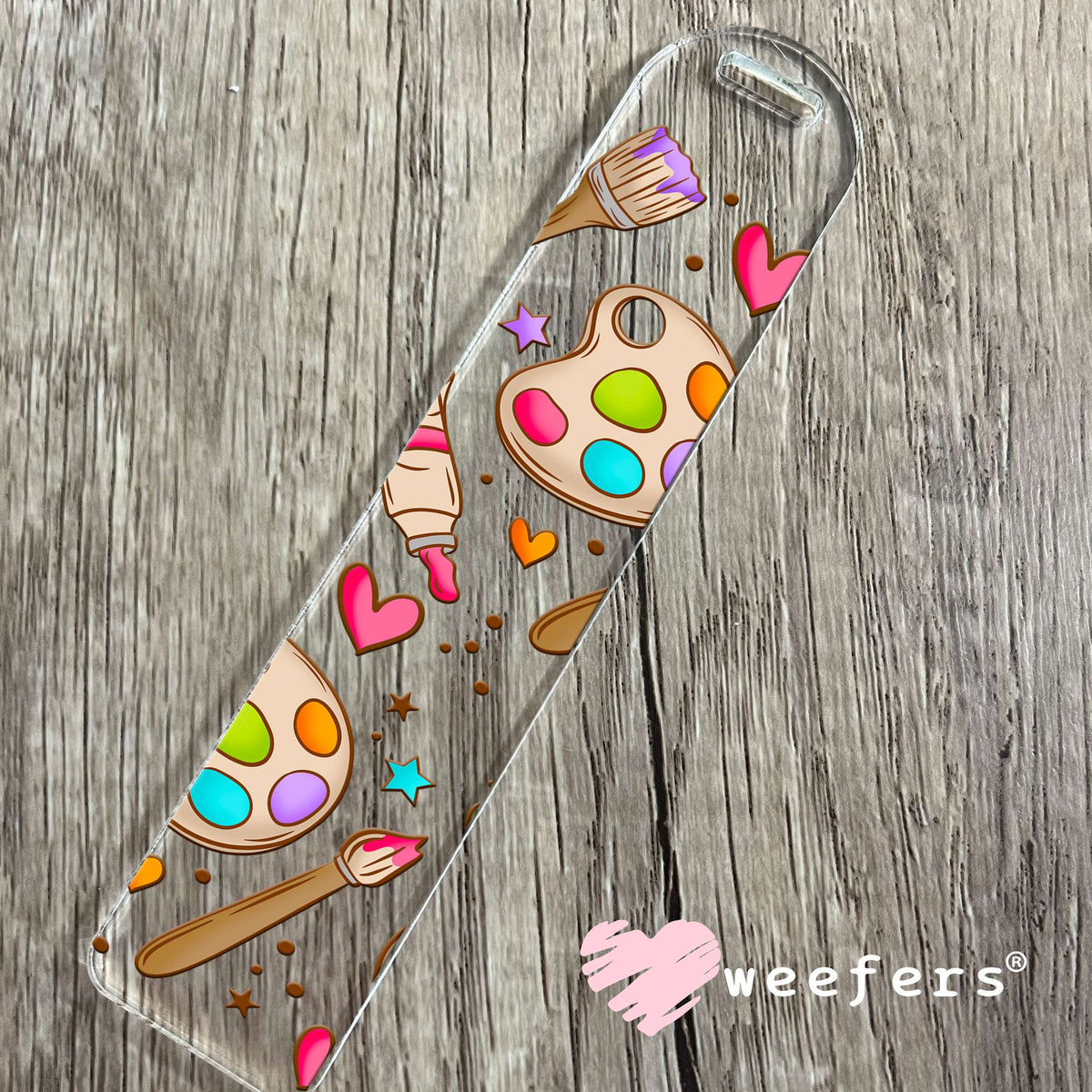 Art Teacher Artist UV DTF Cup Wrap Bookmark Weefers