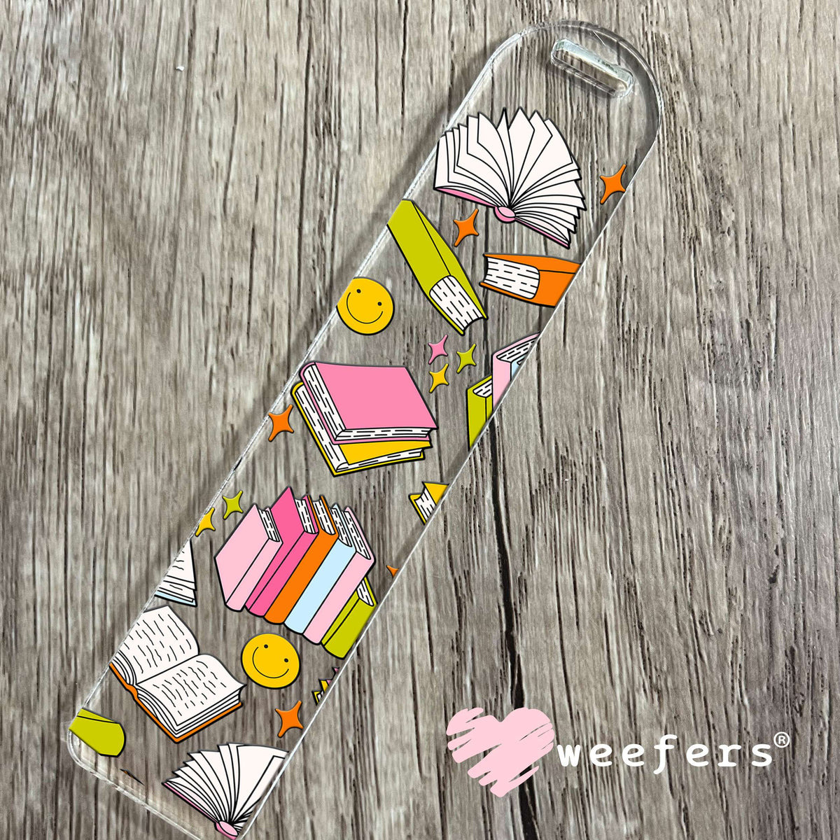 Book Lover Vibes UV DTF Cup Wrap Bookmark Weefers