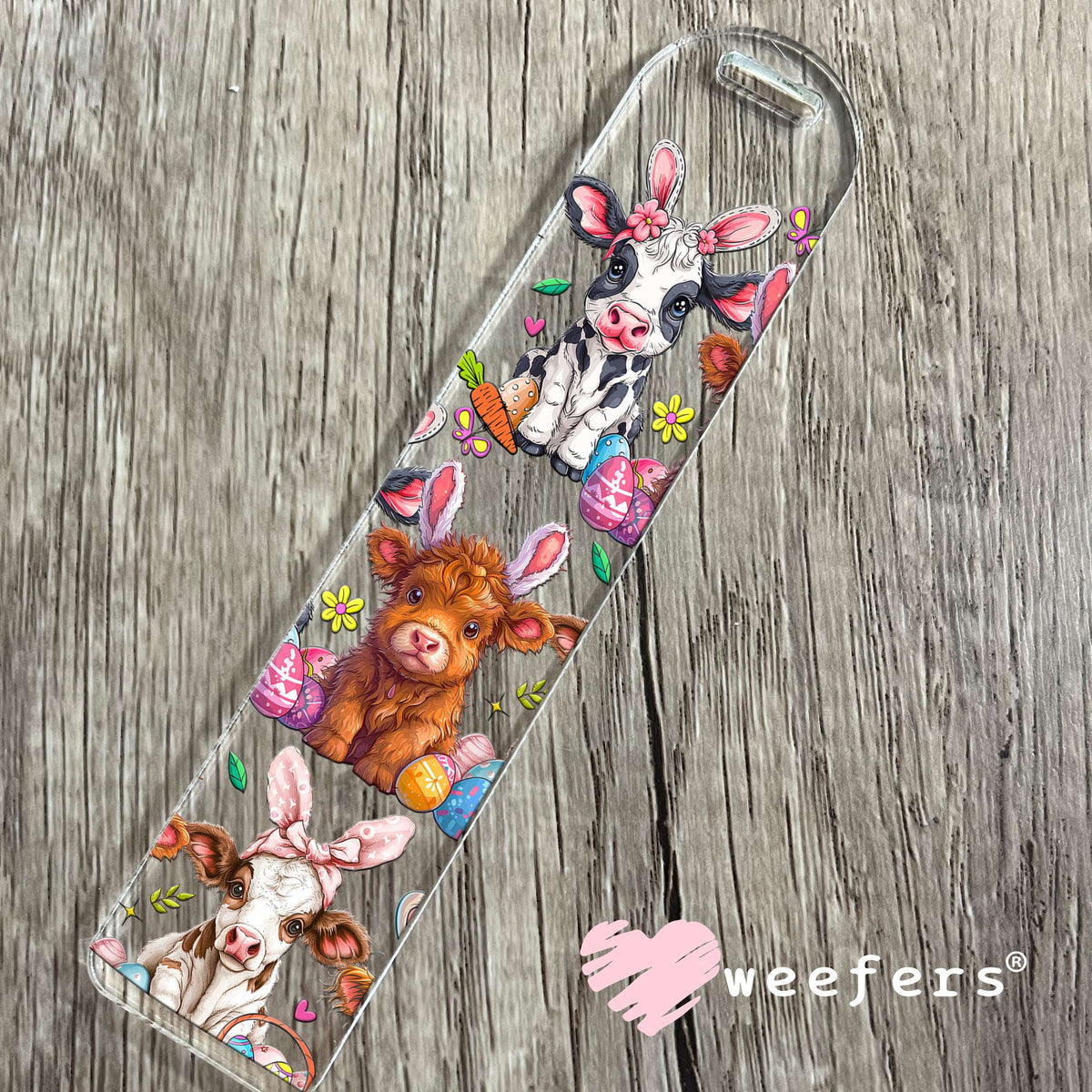 Easter Cow Friends UV DTF Cup Wrap Bookmark Weefers