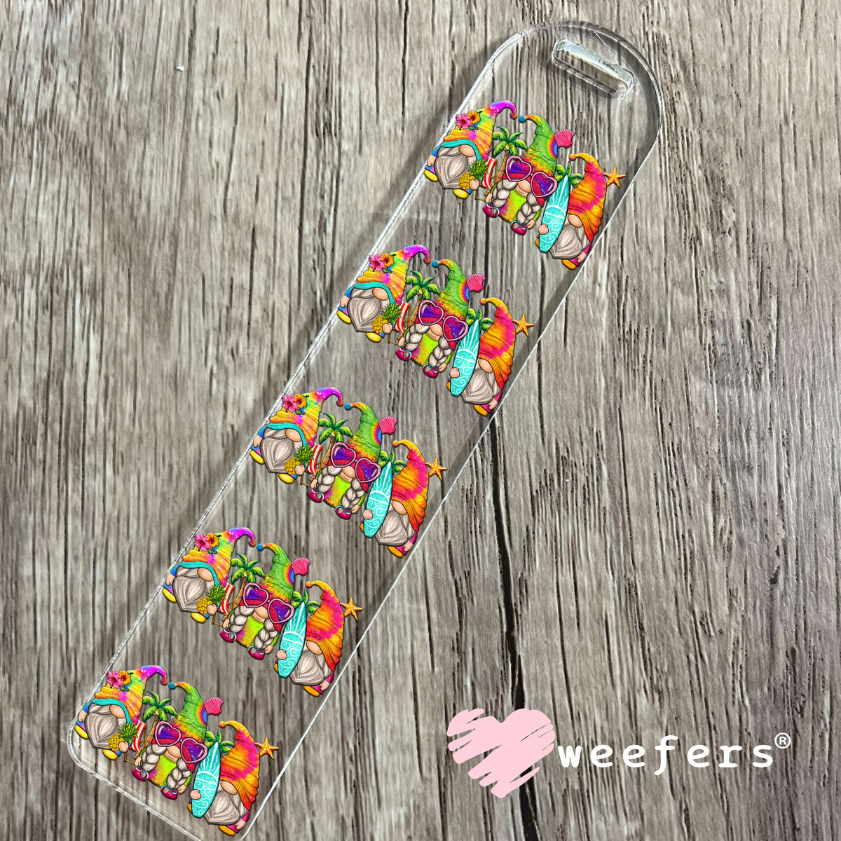Summertime Beach Gnomes UV DTF Decal Bookmark Weefers