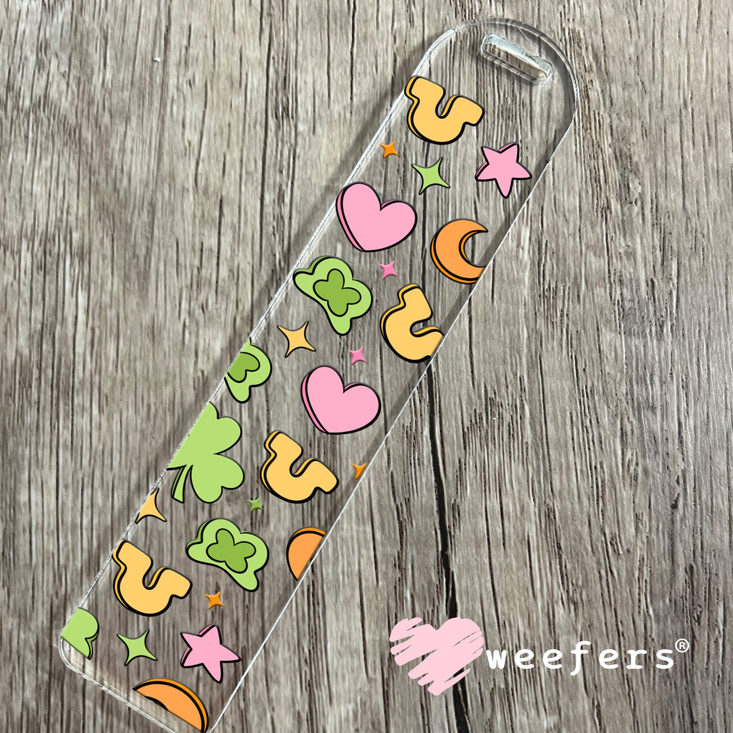 Lucky Charms UV DTF Cup Wrap Bookmark Weefers