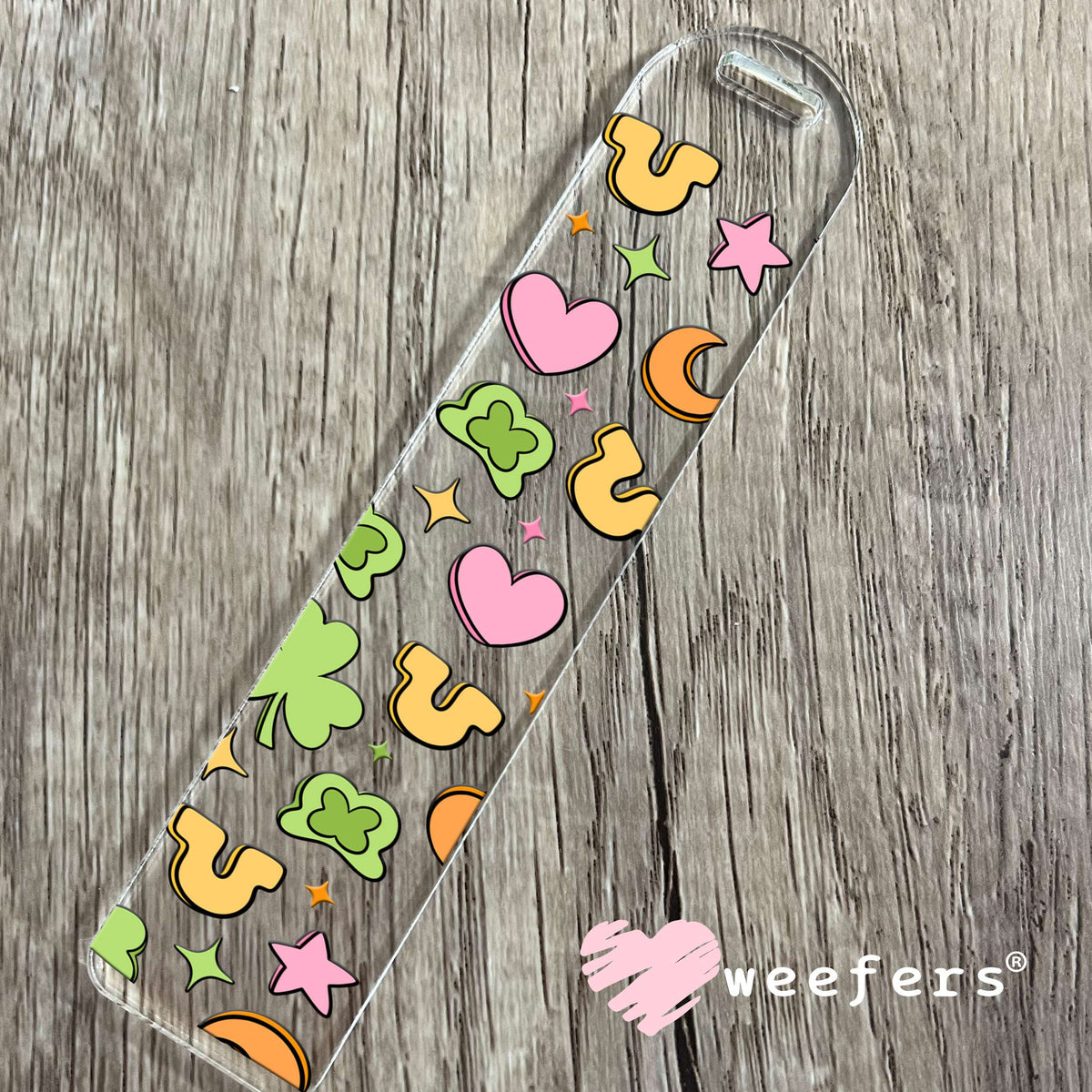 Lucky Charms UV DTF Cup Wrap Bookmark Weefers