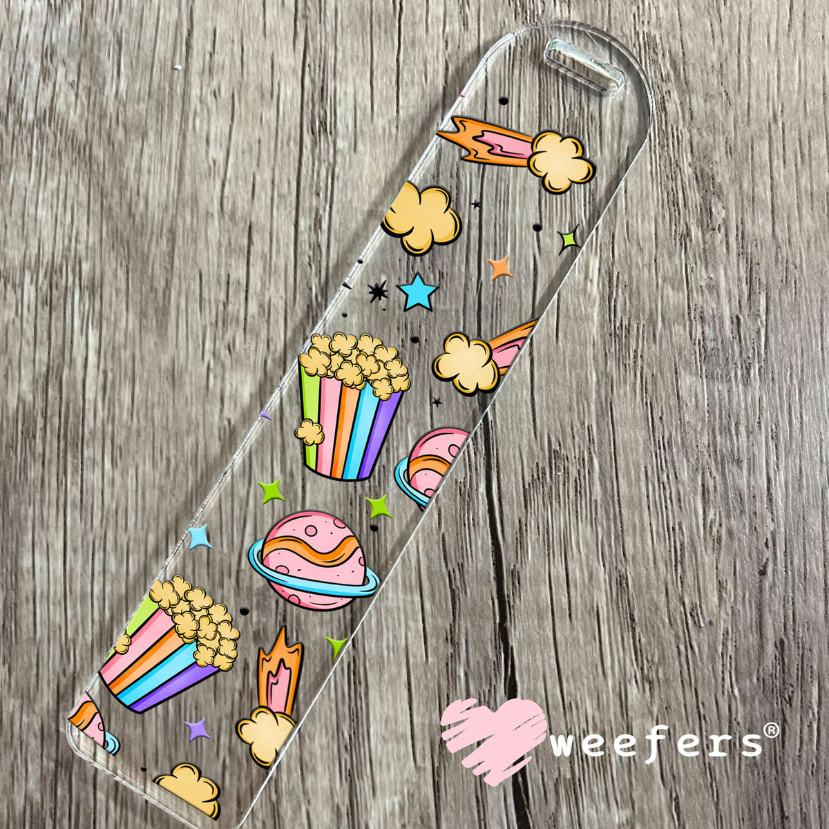 Popcorn Universe Bonanza UV DTF Cup Wrap Bookmark Weefers