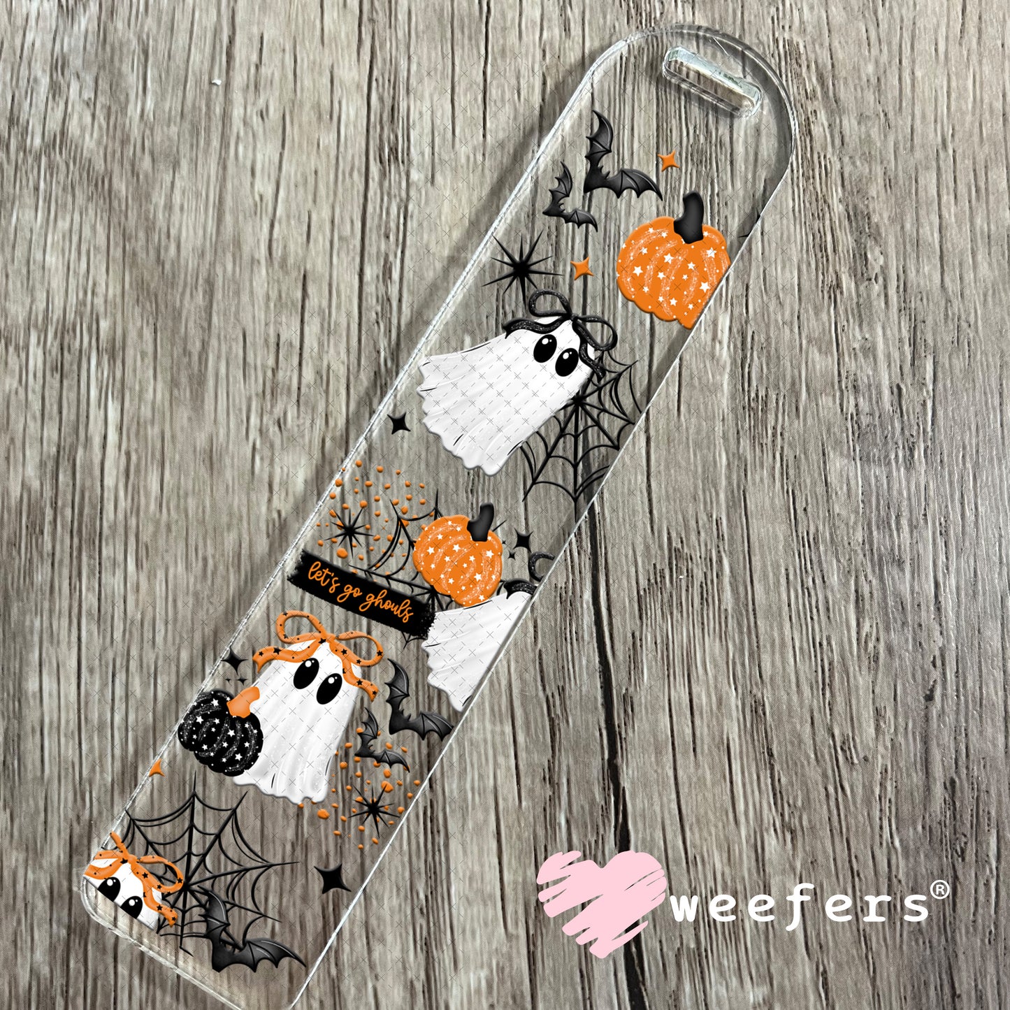 Lets go Ghouls UV DTF Cup Wrap Bookmark Weefers