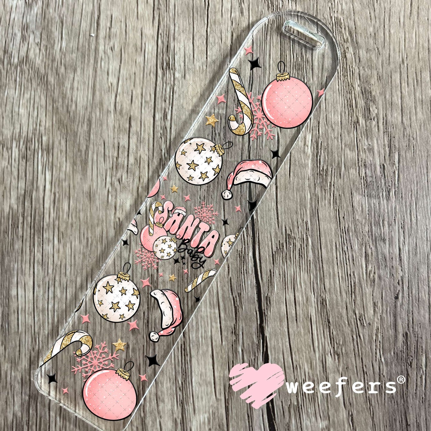 Santa Baby Christmas UV DTF Cup Wrap Bookmark Weefers