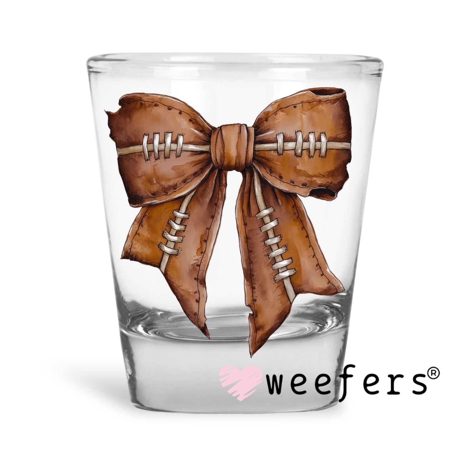 Coquette Game Day Sports Bows Shot Glass UV DTF Decals (10) Vol. 19 Weefers