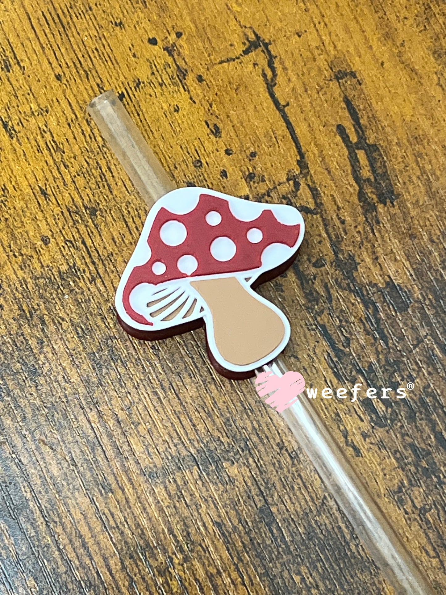 Mushroom Straw Topper Buddy Weefers