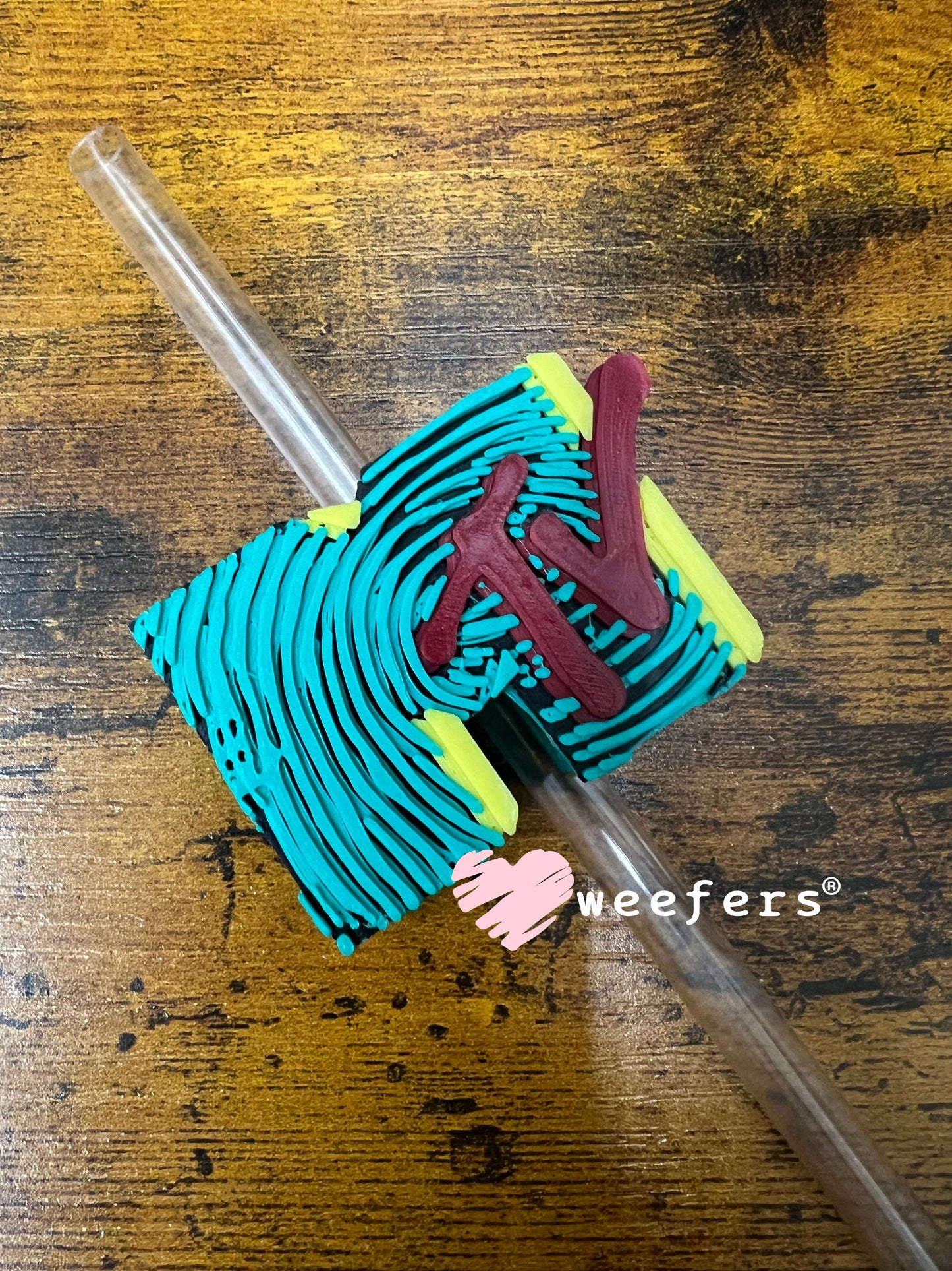 Straw Topper Buddy - MTV (Fits both 8mm and 10mm straws) Weefers
