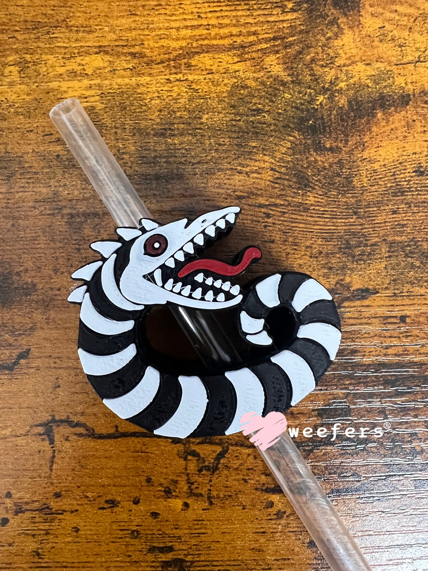 The Worm - Straw Topper Buddy (Fits both 8mm and 10mm straws)