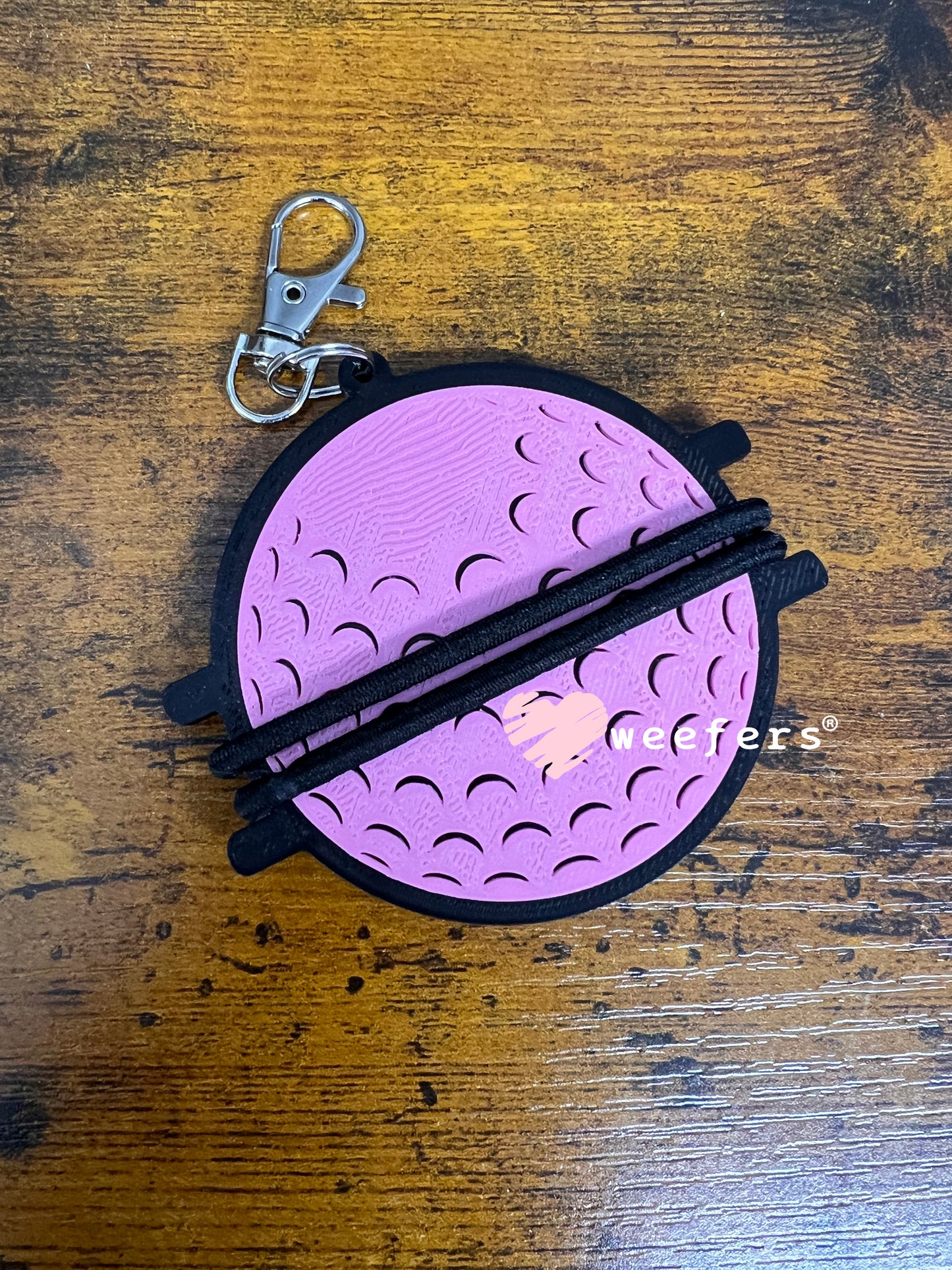 Pink Golf - Hair Tie Holder