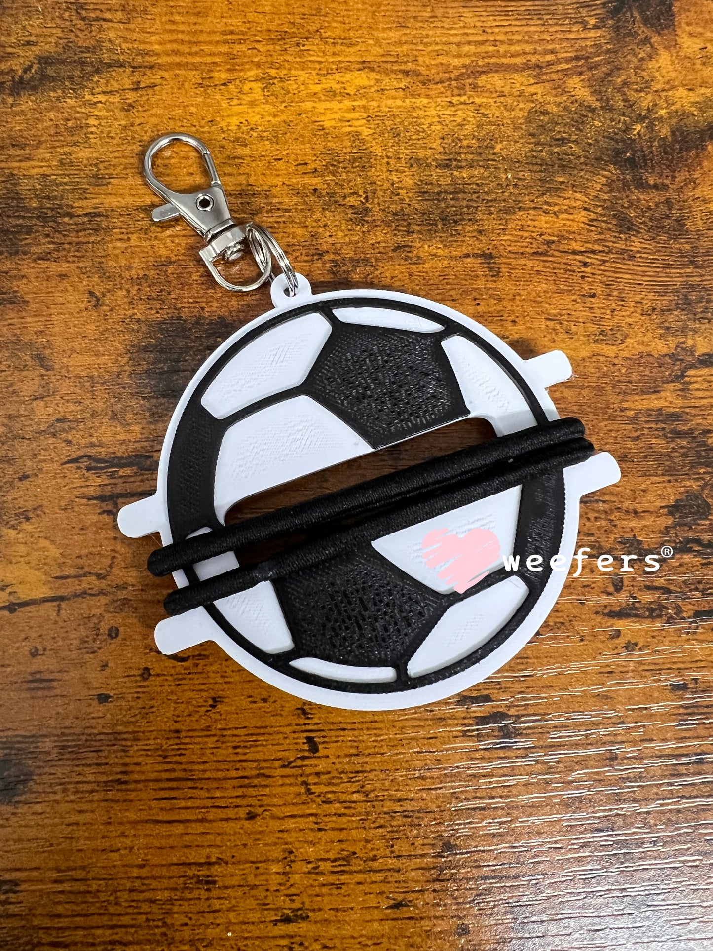 Soccer - Hair Tie Holder