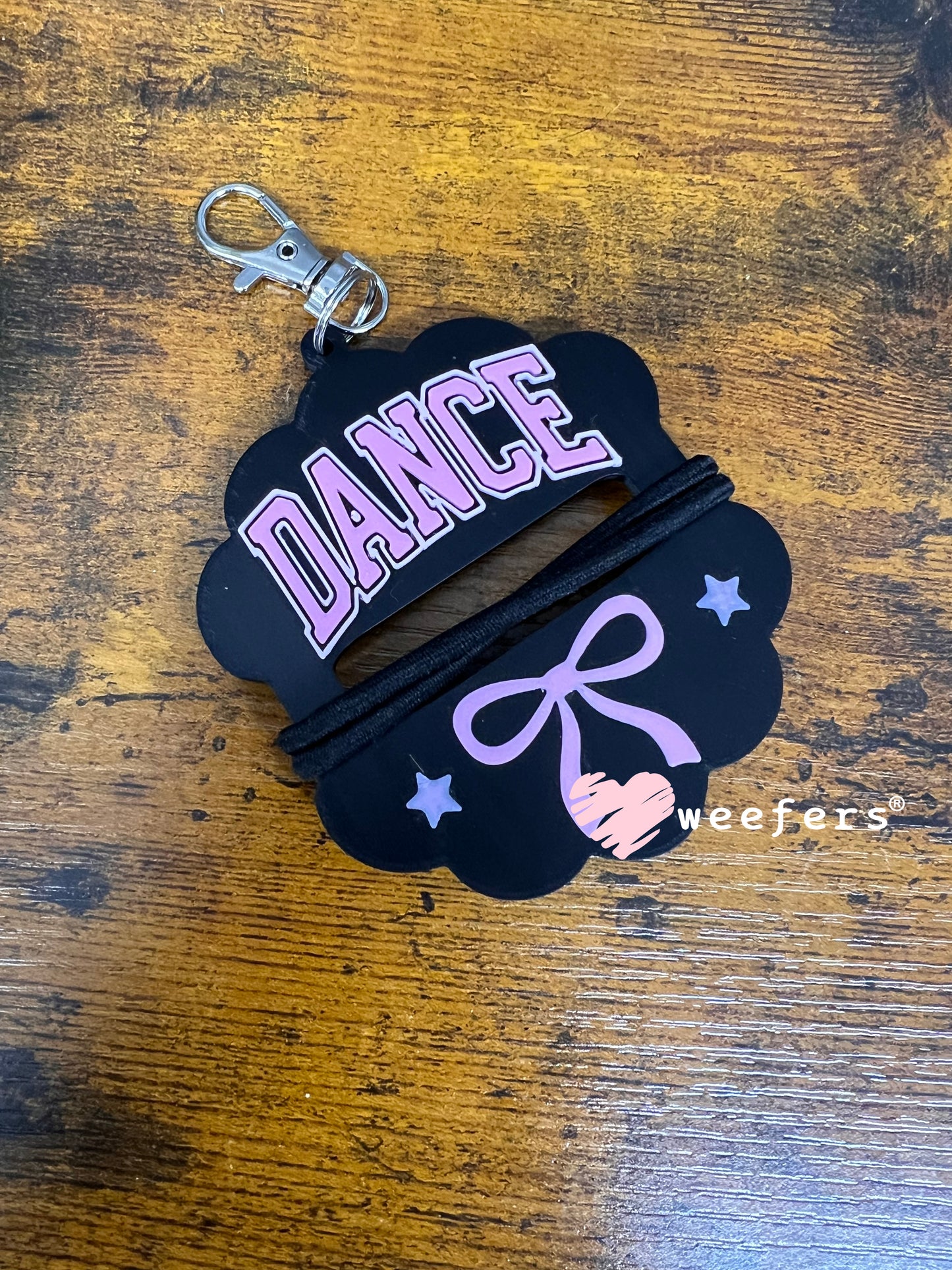 Dance Pink Black - Hair Tie Holder