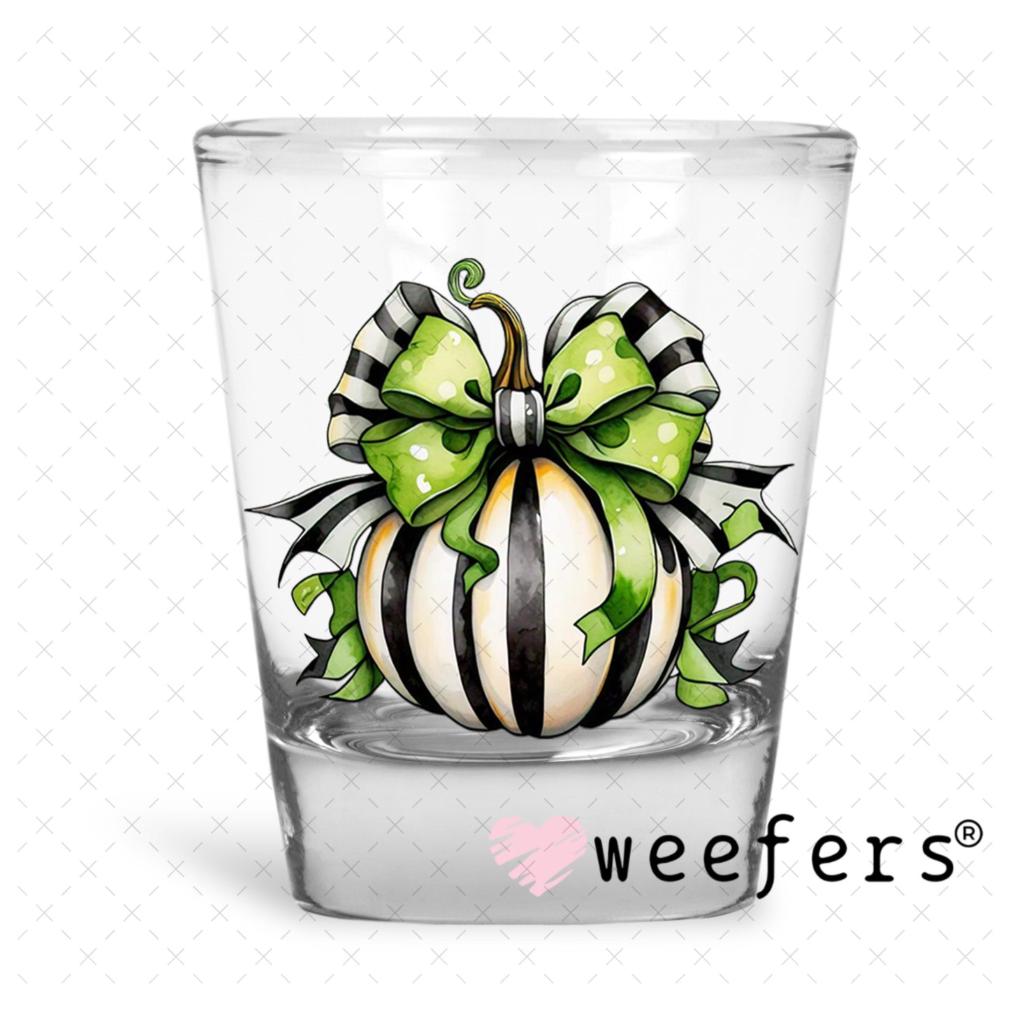Juice Bow UV DTF Decal Shot Glass Heavy Base Weefers