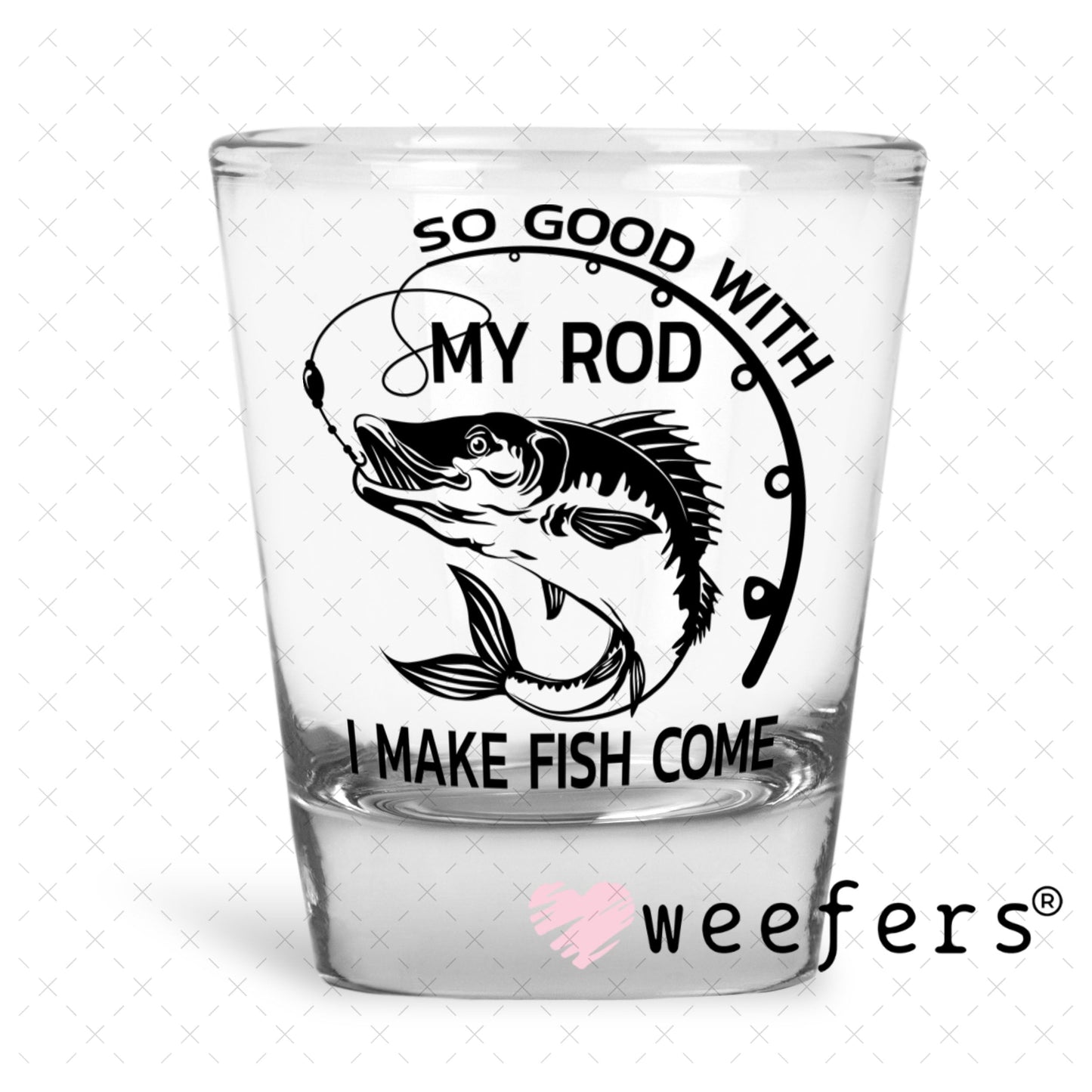 UV DTF Decal - Later Gator Shot Glass Heavy Base Weefers