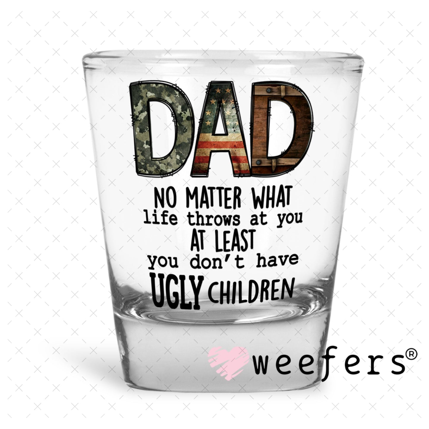 UV DTF Decal - Later Gator Shot Glass Heavy Base Weefers