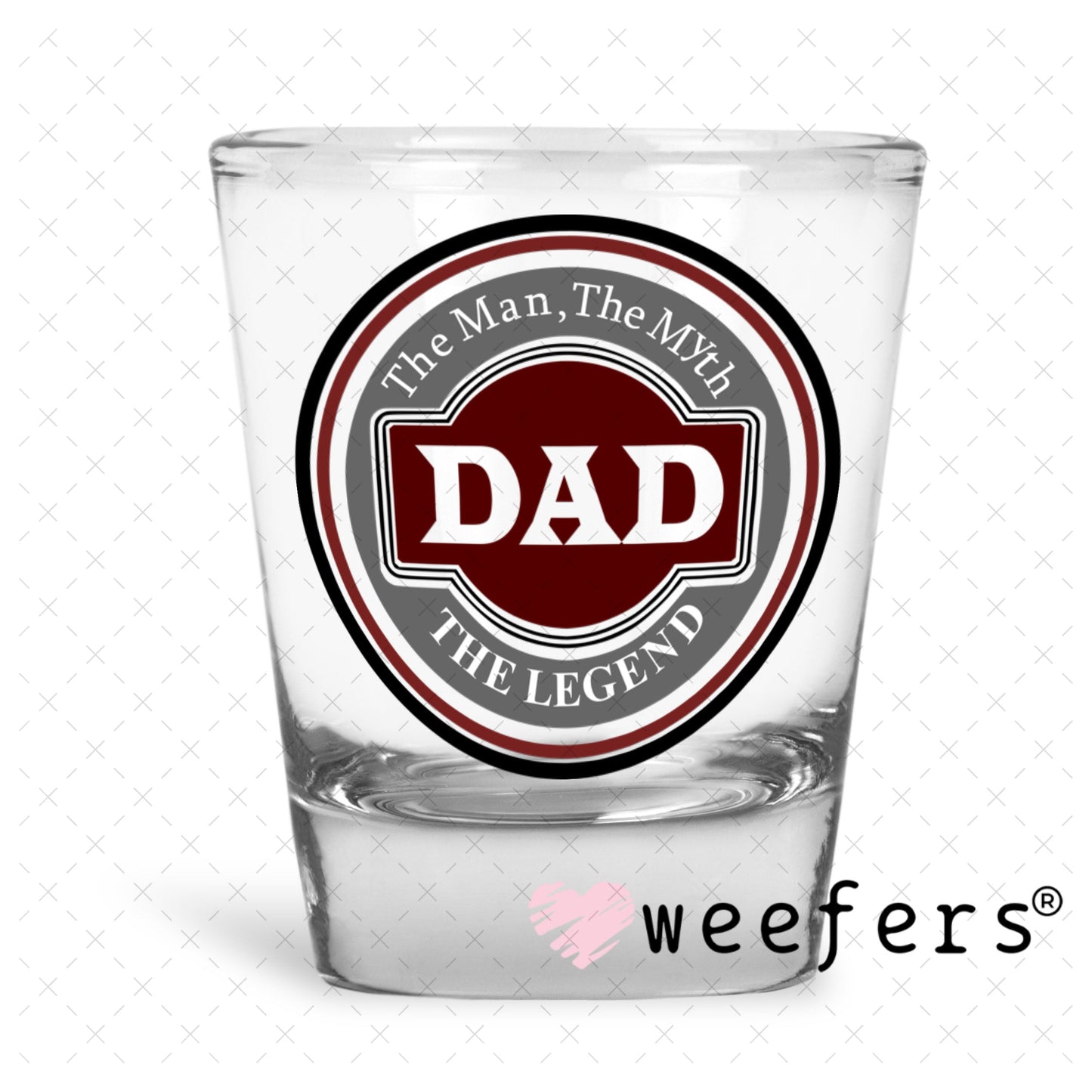 UV DTF Decal - Later Gator Shot Glass Heavy Base Weefers