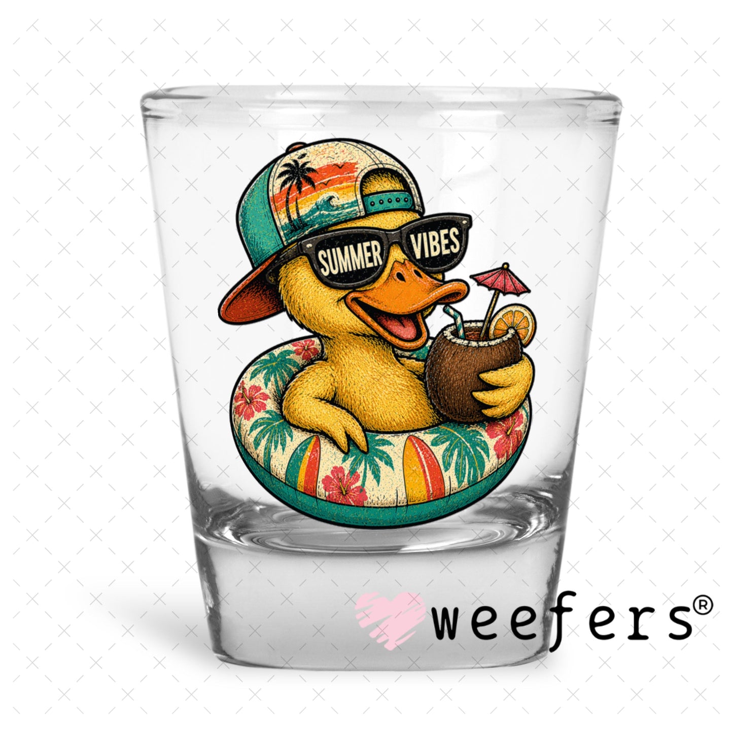 UV DTF Decal - Later Gator Shot Glass Heavy Base Weefers
