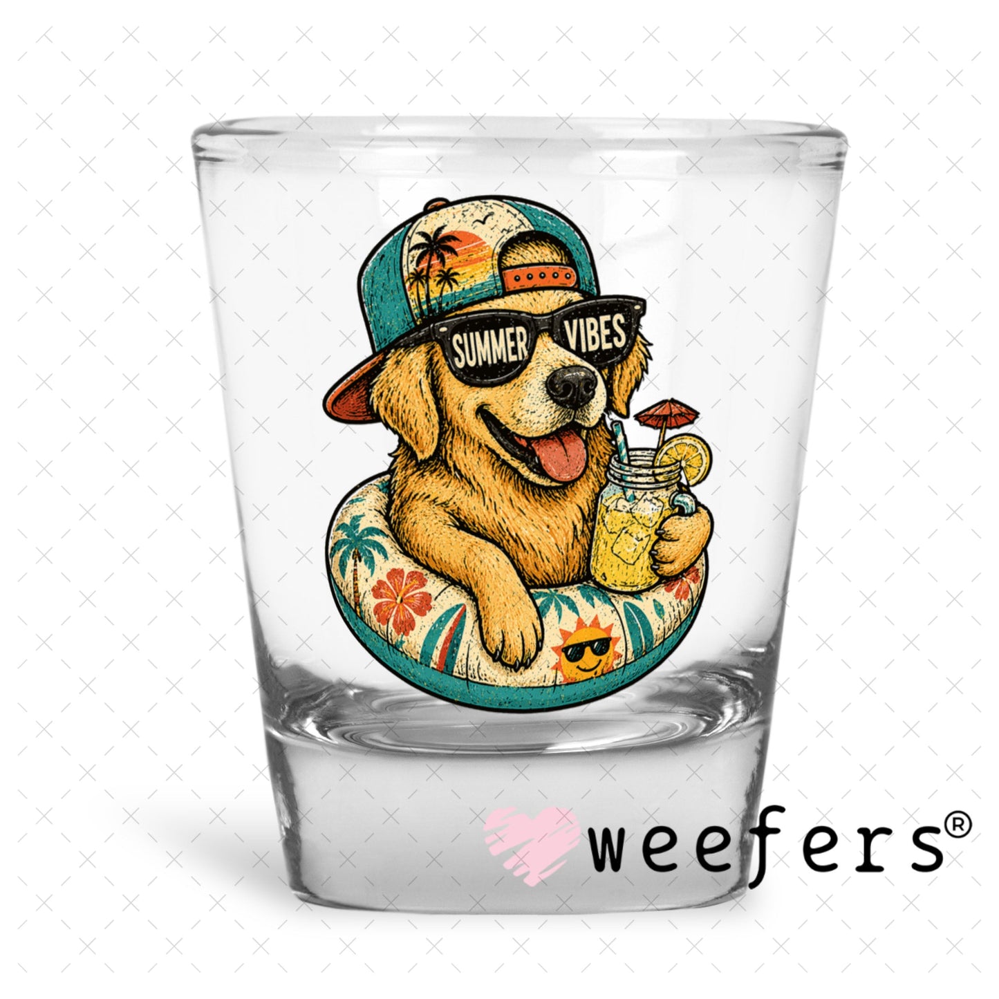 UV DTF Decal - Later Gator Shot Glass Heavy Base Weefers