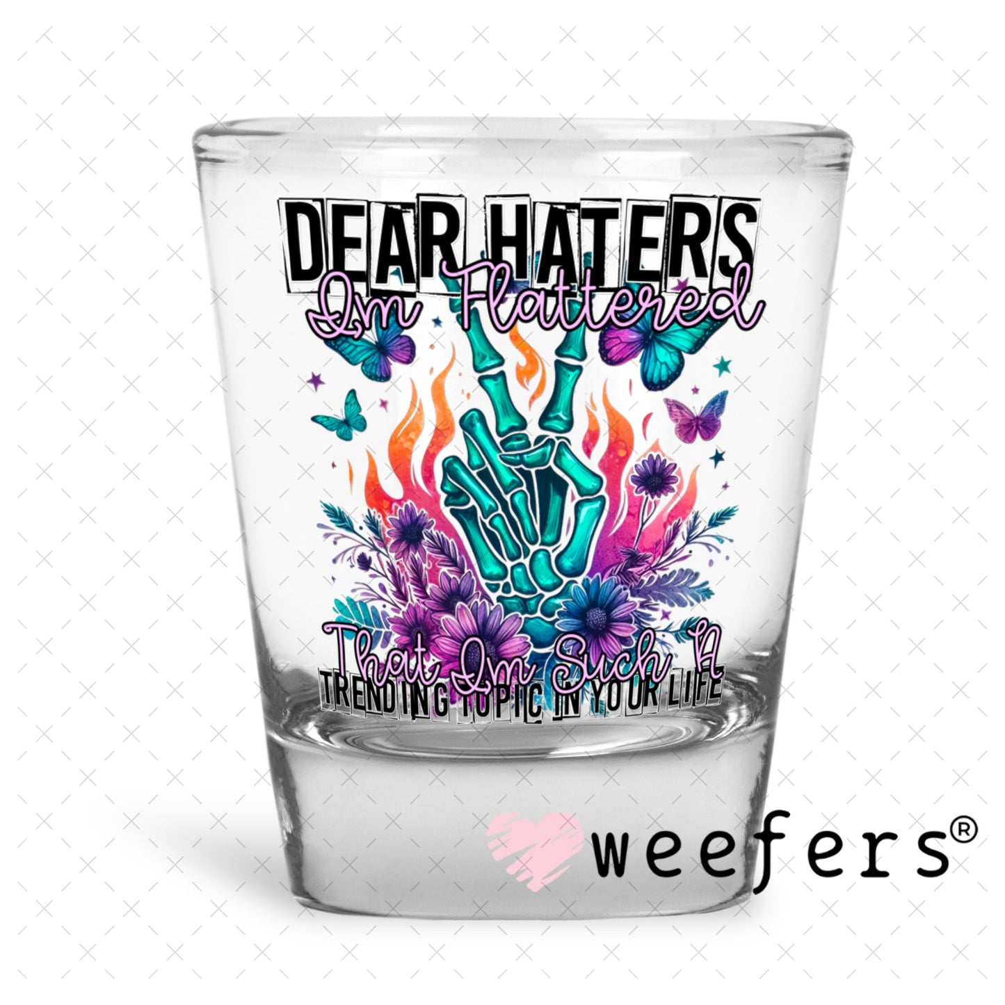 UV DTF Decal - Later Gator Shot Glass Heavy Base Weefers