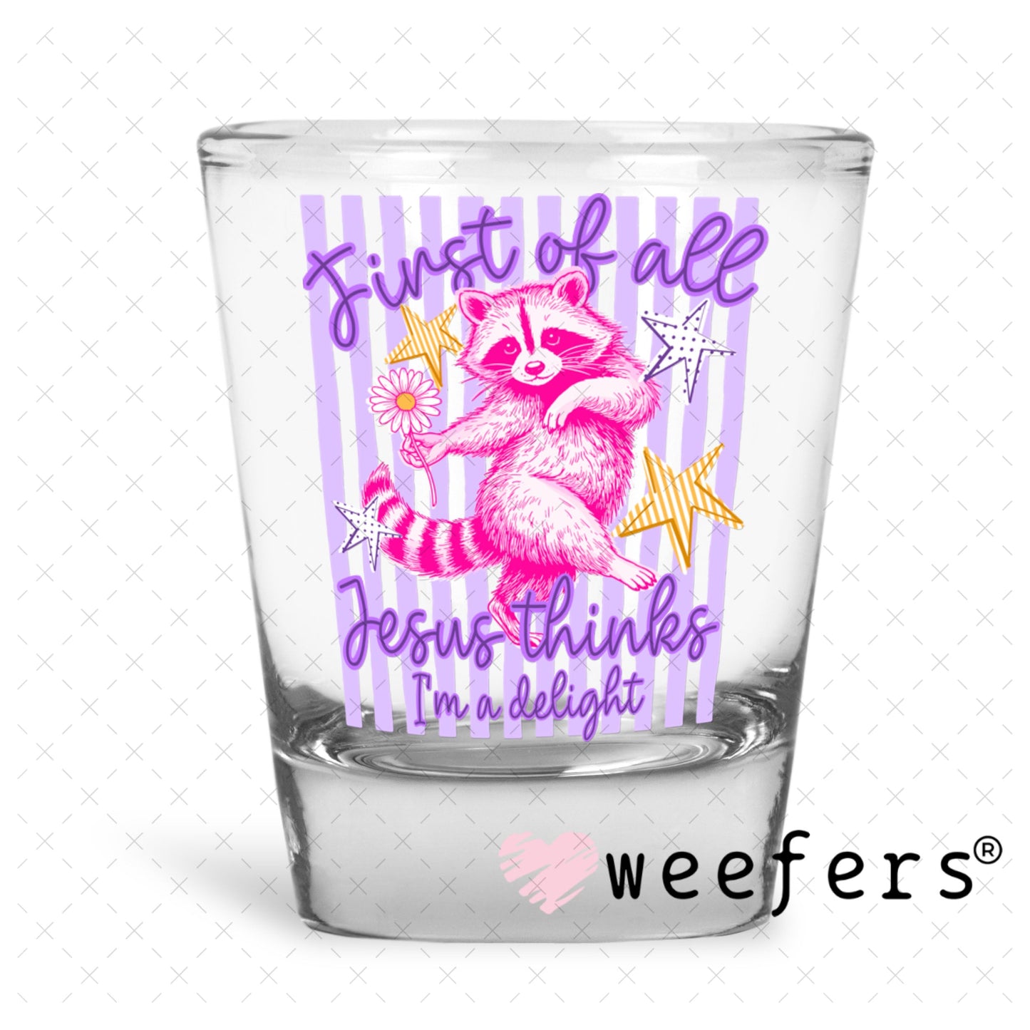 UV DTF Decal - Later Gator Shot Glass Heavy Base Weefers