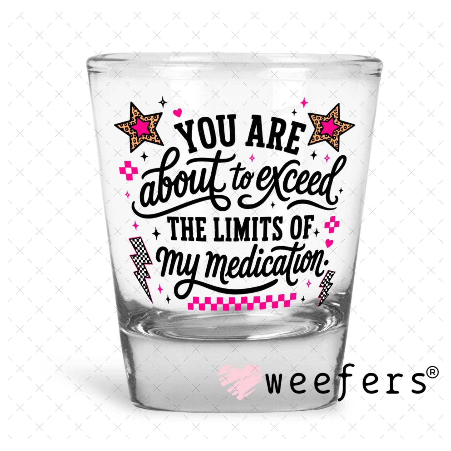 UV DTF Decal - Later Gator Shot Glass Heavy Base Weefers