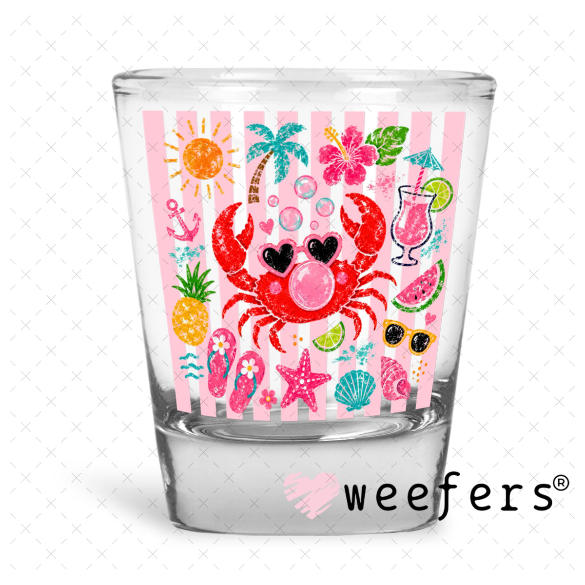 UV DTF Decal - Later Gator Shot Glass Heavy Base Weefers