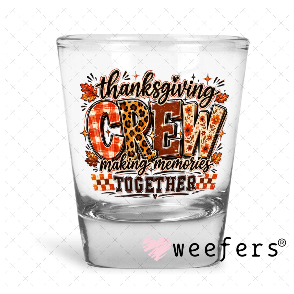 UV DTF Decal - Later Gator Shot Glass Heavy Base Weefers
