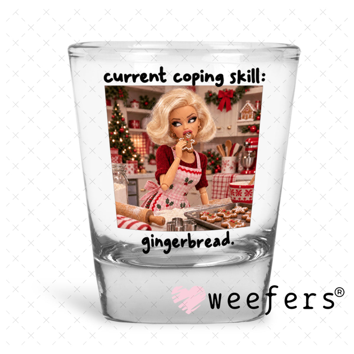 UV DTF Decal - Later Gator Shot Glass Heavy Base Weefers