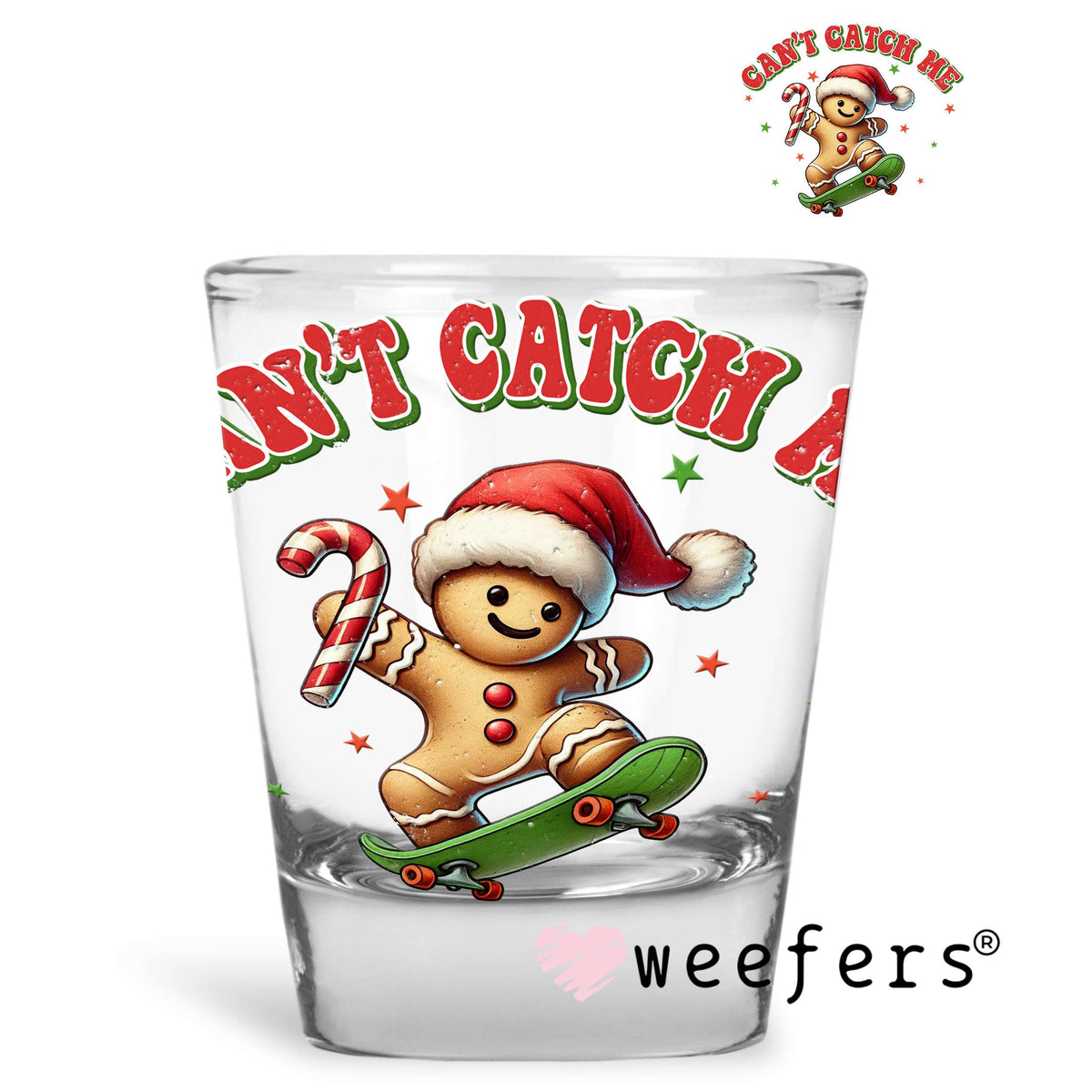 Did You Try Icing It Nurse UV DTF Decal Shot Glass Heavy Base Weefers