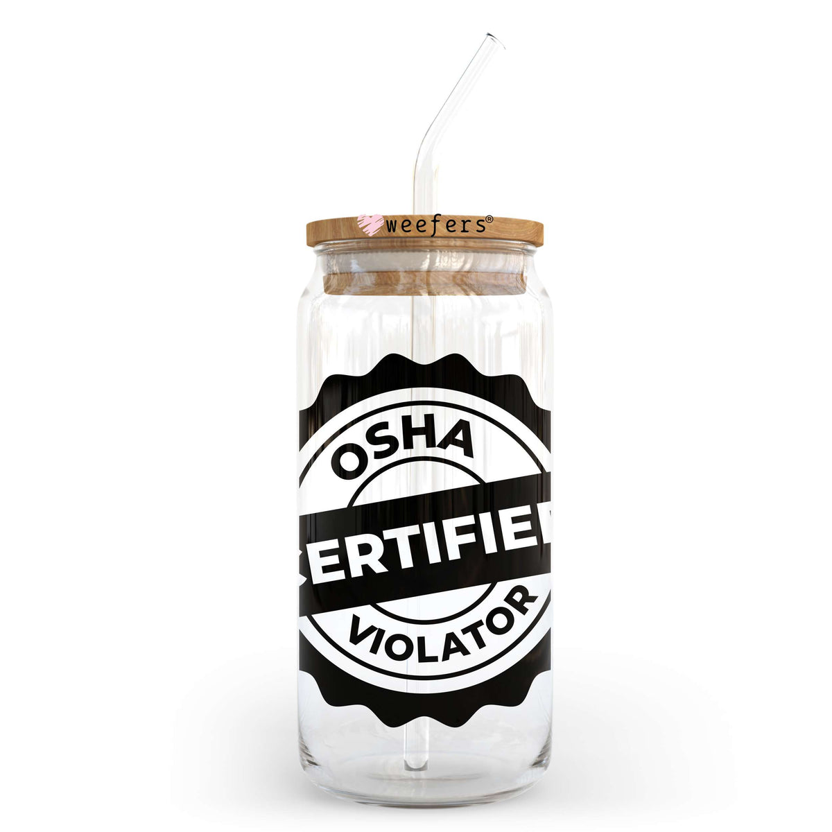 Osha Certified Violator 20oz Libbey Glass Can, 34oz Hip Sip, 40oz Tumbler, 24oz Cold Cup UV DTF or Sublimation Decal Transfer Weefers
