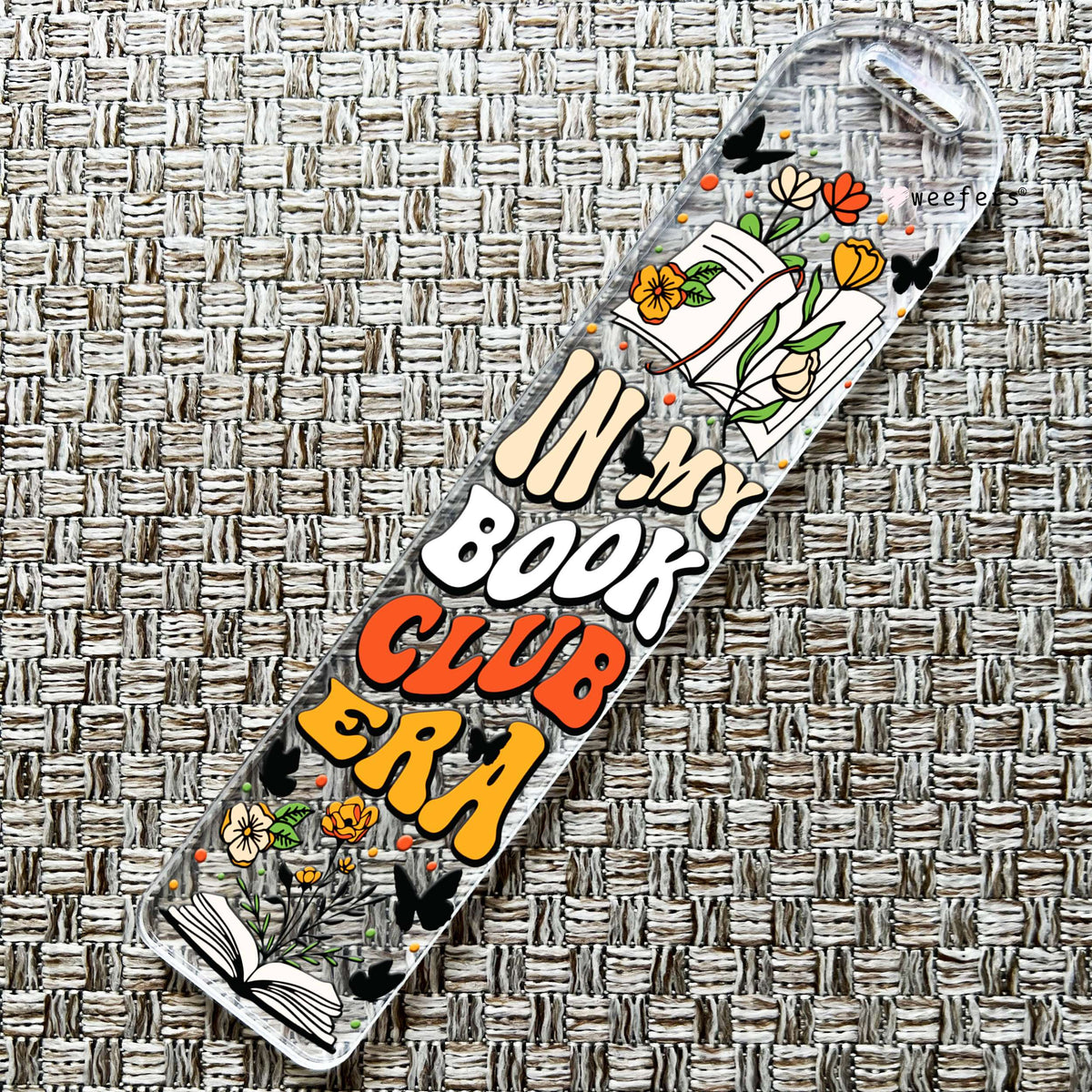 In My Book Club Era Bookmark UV DTF Decal Weefers