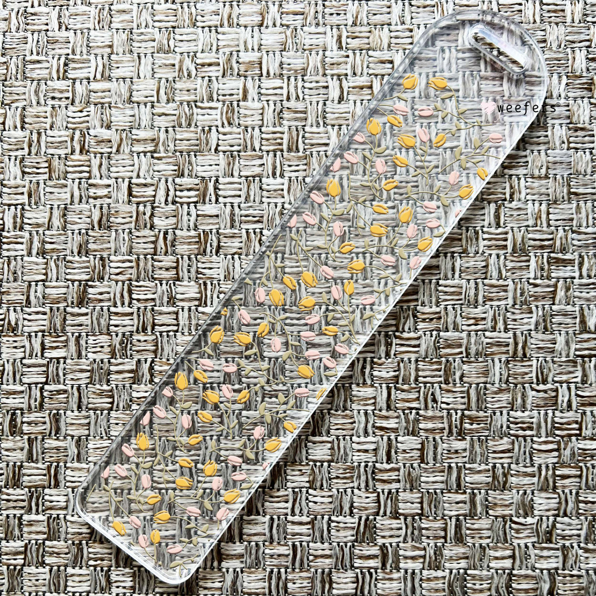 Tulips Bookmark UV DTF Decal Weefers