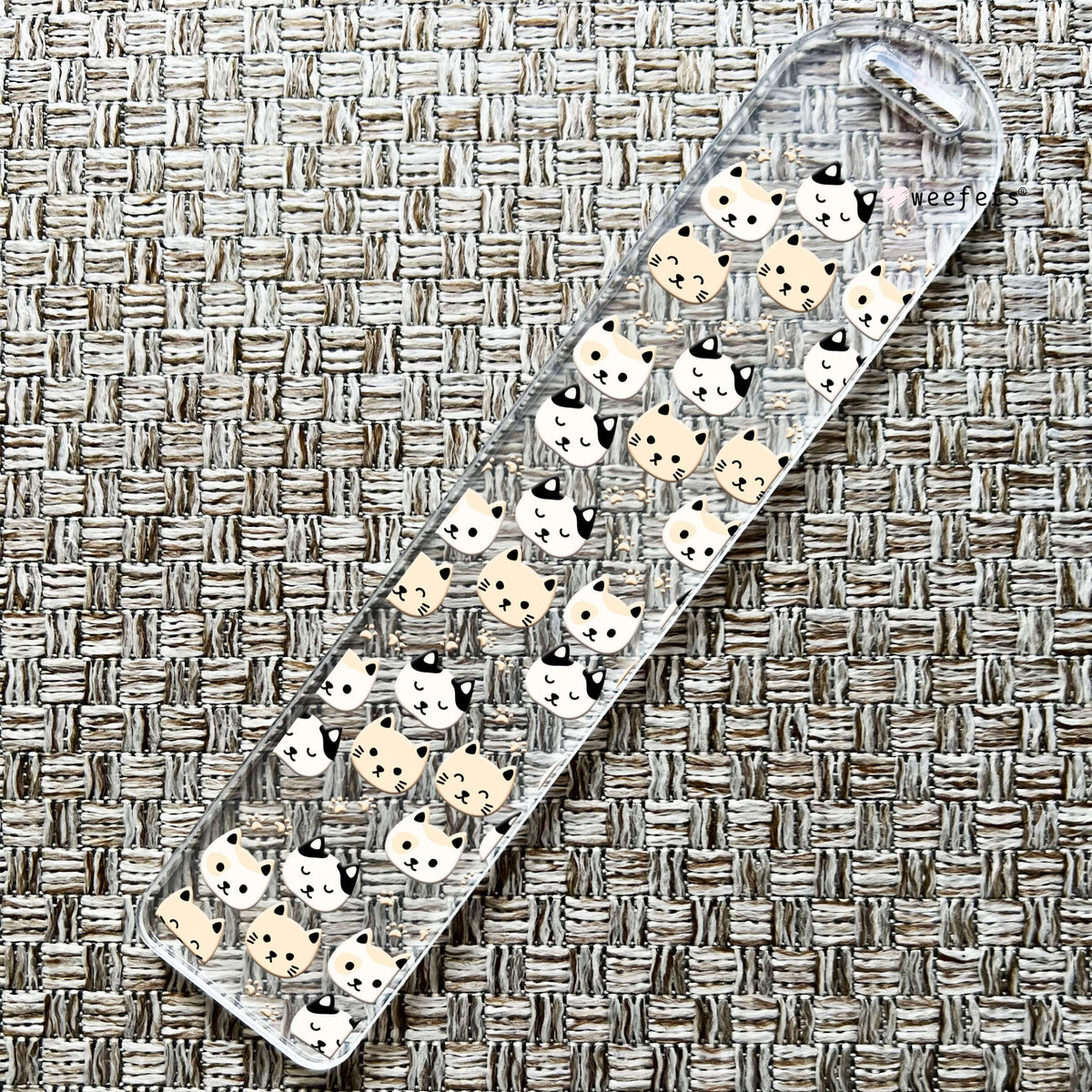 Kitten Faces Bookmark UV DTF Decal Weefers