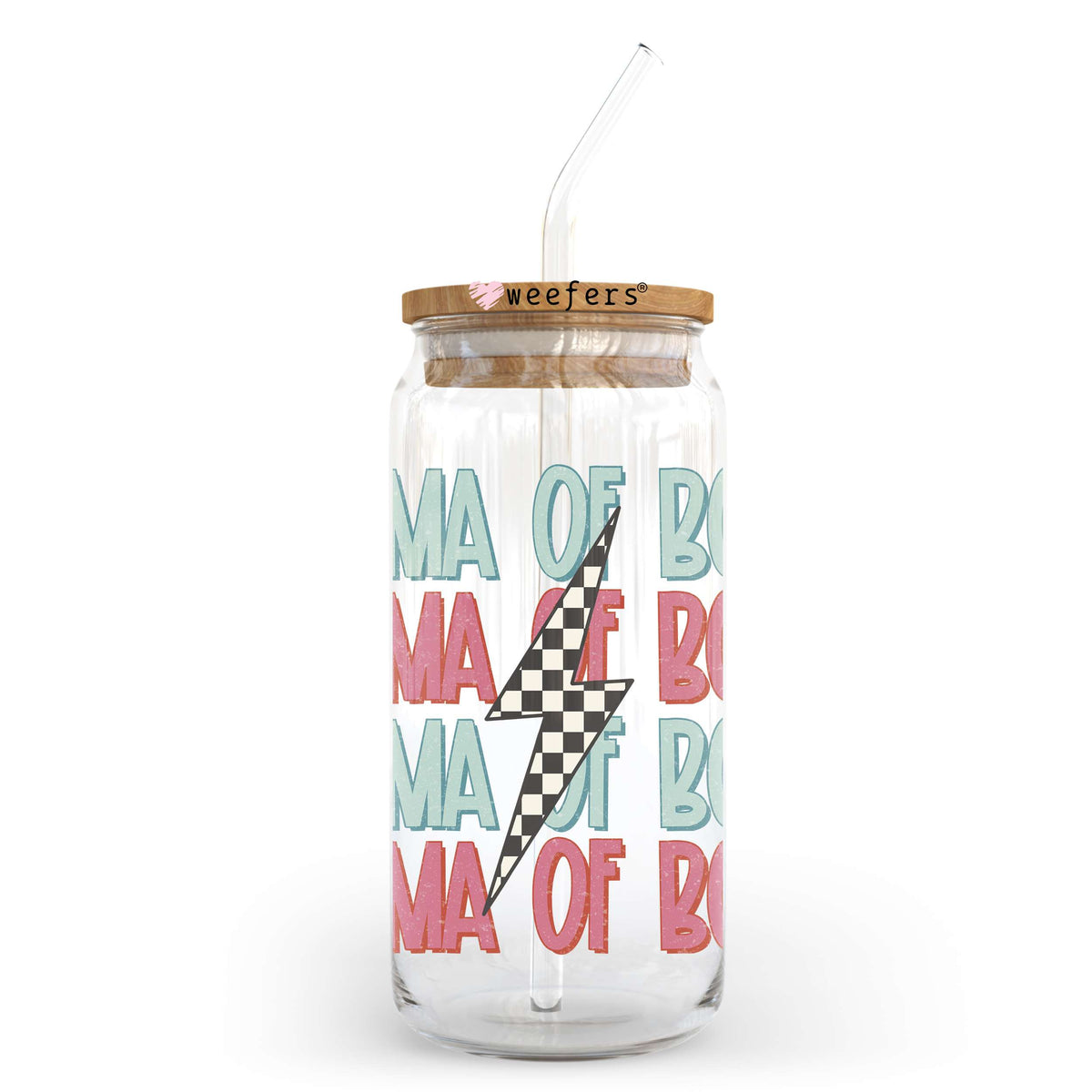 Mama Of Both 20oz Libbey Glass Can, 34oz Hip Sip, 40oz Tumbler, 24oz Cold Cup UV DTF or Sublimation Decal Transfer Weefers