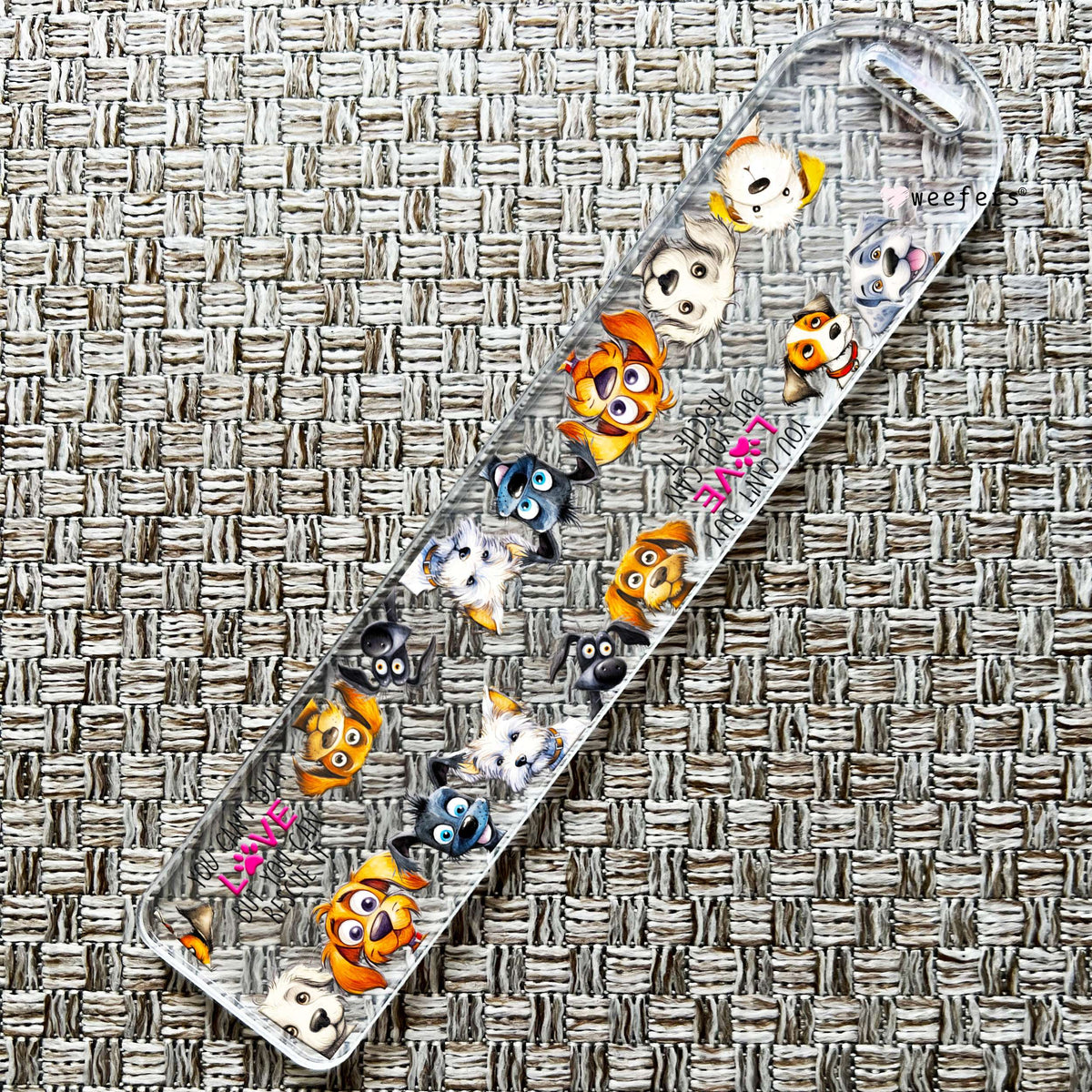You Can't Buy Love But You Can Rescue It Bookmark UV DTF Decal Weefers