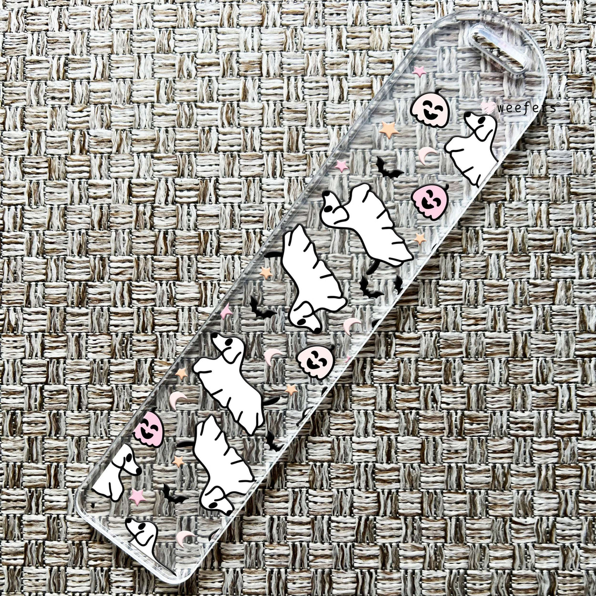 Dachshund Ghosts Bookmark UV DTF Decal Weefers