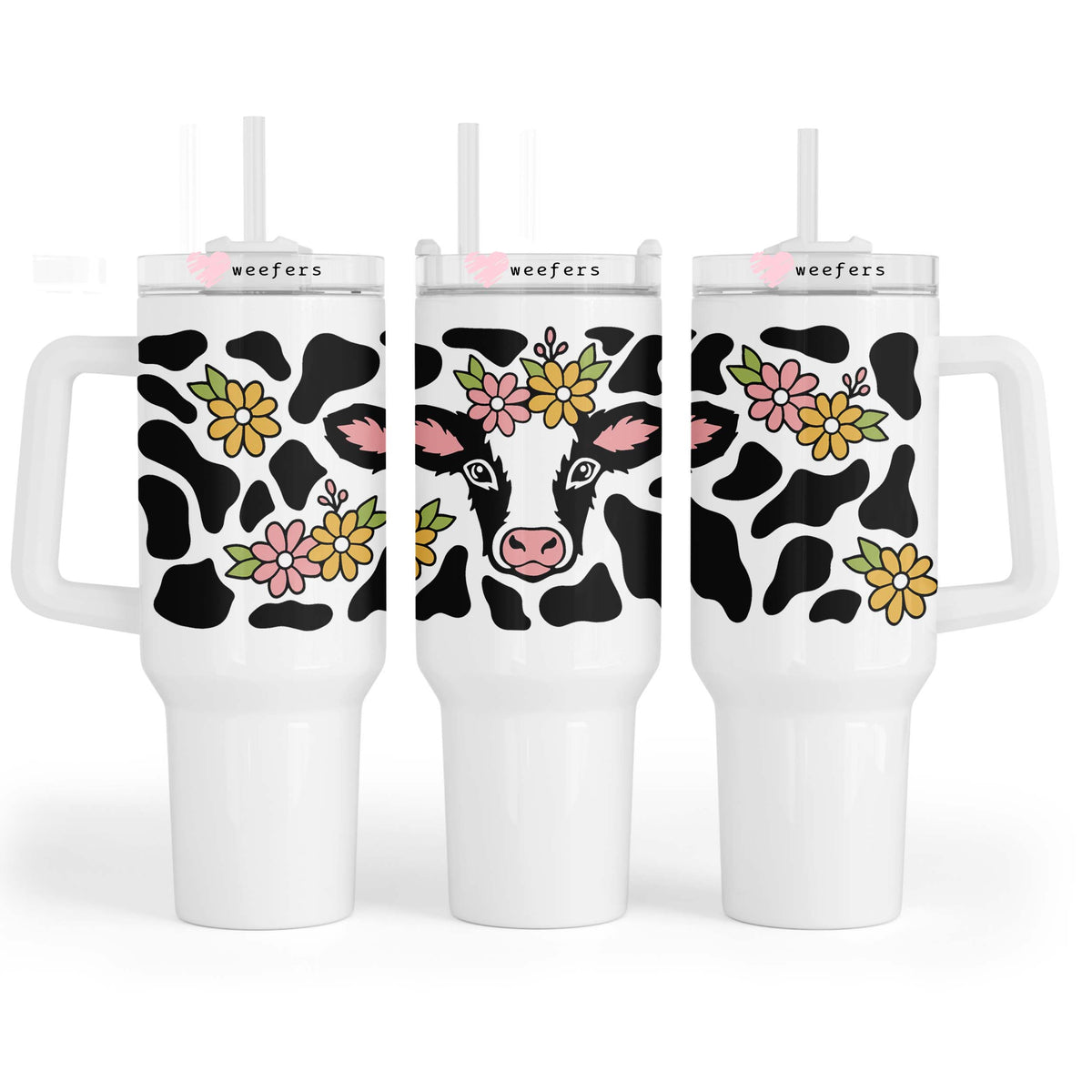 Holy Cow 40oz Tumbler UV DTF or Sublimation Wrap - Decal Weefers