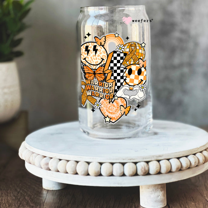 a glass jar with a picture of two cats on it