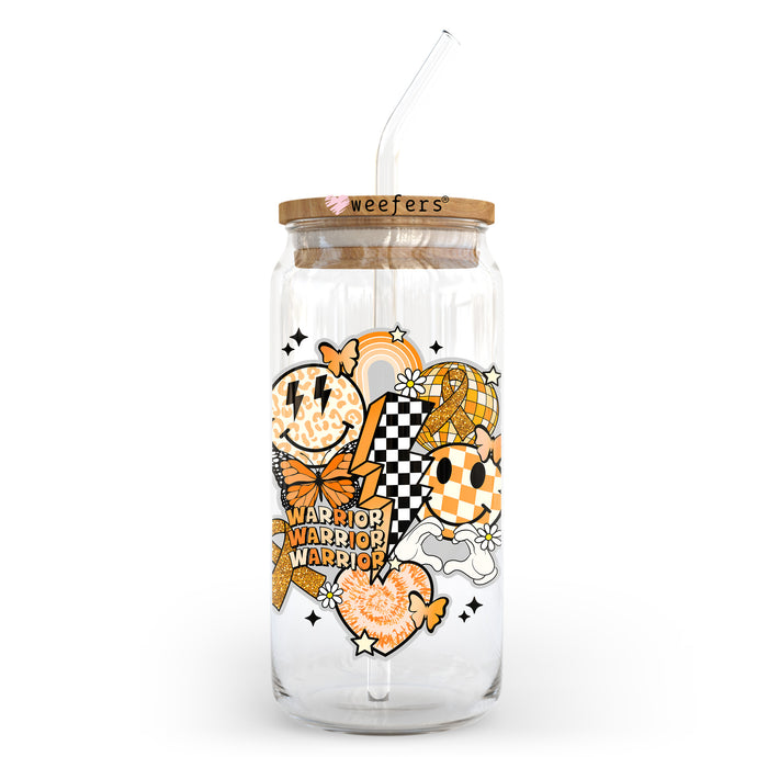 a glass jar with a straw inside of it