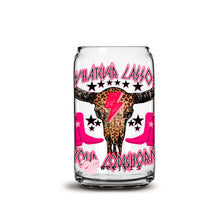 Load image into Gallery viewer, Whatever Lassos Your Longhorn Rodeo Your  16oz Libbey Glass Can UV-DTF or Sublimation Wrap - Decal
