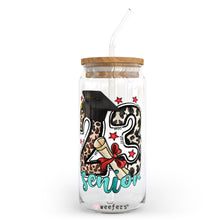Load image into Gallery viewer, Western Senior Grad 2023 20oz Libbey Glass Can, 34oz Hip Sip, 40oz Tumbler UVDTF or Sublimation Decal Transfer
