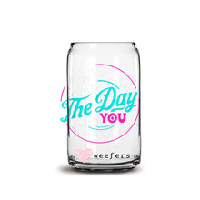 Load image into Gallery viewer, Have the day you Deserve 16oz Libbey Glass Can UV-DTF or Sublimation Wrap - Decal
