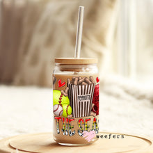 Load image into Gallery viewer, Tis The Season Softball Libbey Glass Can UV-DTF or Sublimation Wrap - Decal
