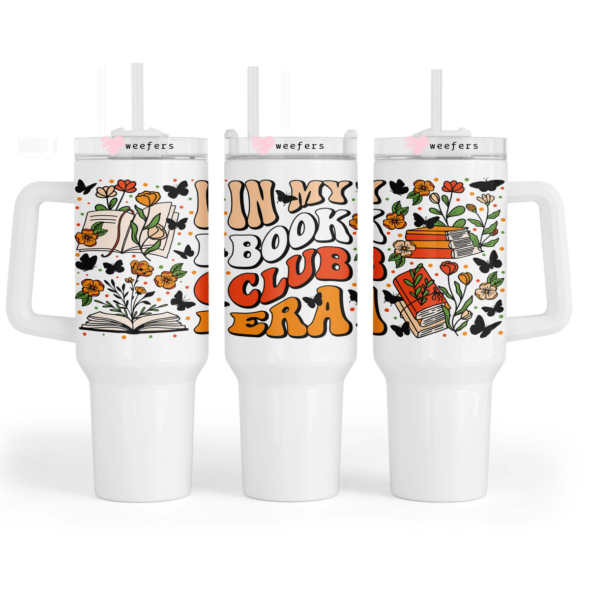 In My Book Club Era 40oz Tumbler UV DTF or Sublimation Wrap - Decal Weefers