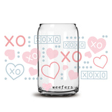 Load image into Gallery viewer, a glass jar filled with hearts and xoxoxoxoxoxoxoxox
