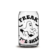 Load image into Gallery viewer, Freak in the Sheets Ghost 16oz Libbey Glass Can UV-DTF or Sublimation Wrap - Decal
