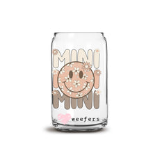 Load image into Gallery viewer, a glass jar with a smiling face on it
