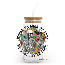 Load image into Gallery viewer, Funny Would you look at that my last flying F 20oz Libbey Glass Can, 34oz Hip Sip, 40oz Tumbler UVDTF or Sublimation Decal Transfer
