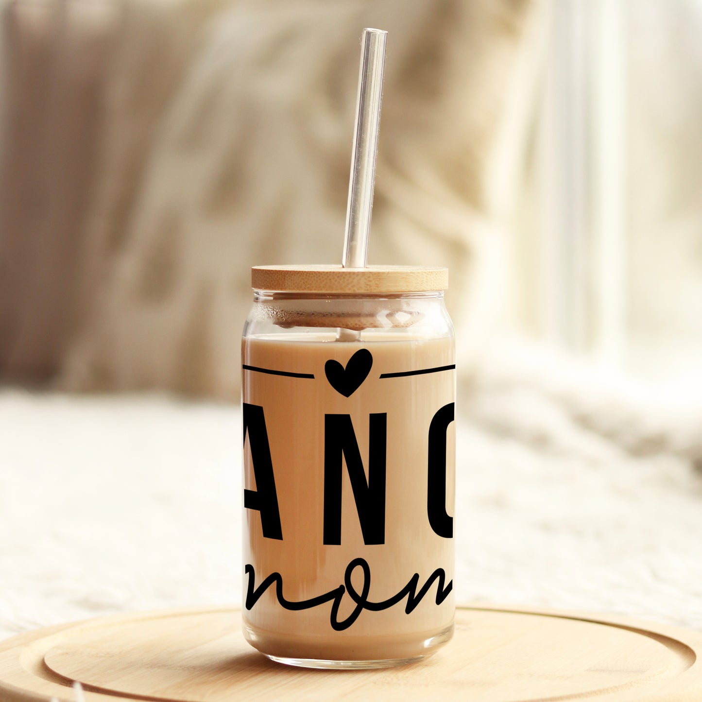 Dance Mom Simple 16oz Libbey Glass Can UV DTF or Sublimation Cup Wrap - Decal Transfer Weefers
